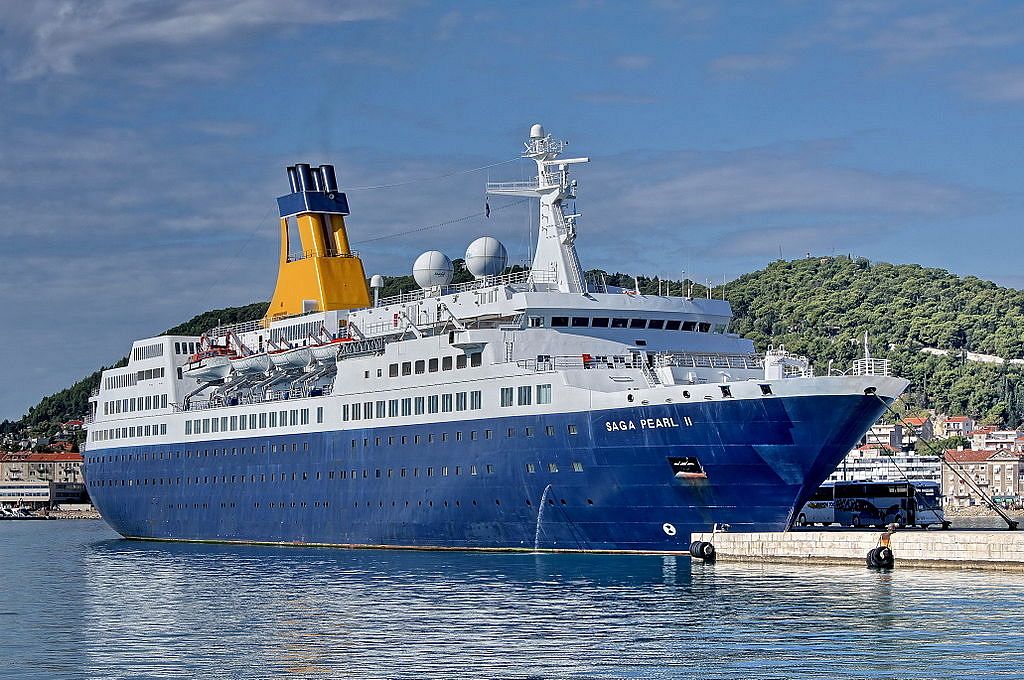 Saga Pearl II Splitissä Kroatiassa. (Kuva Wikipedia Commons)