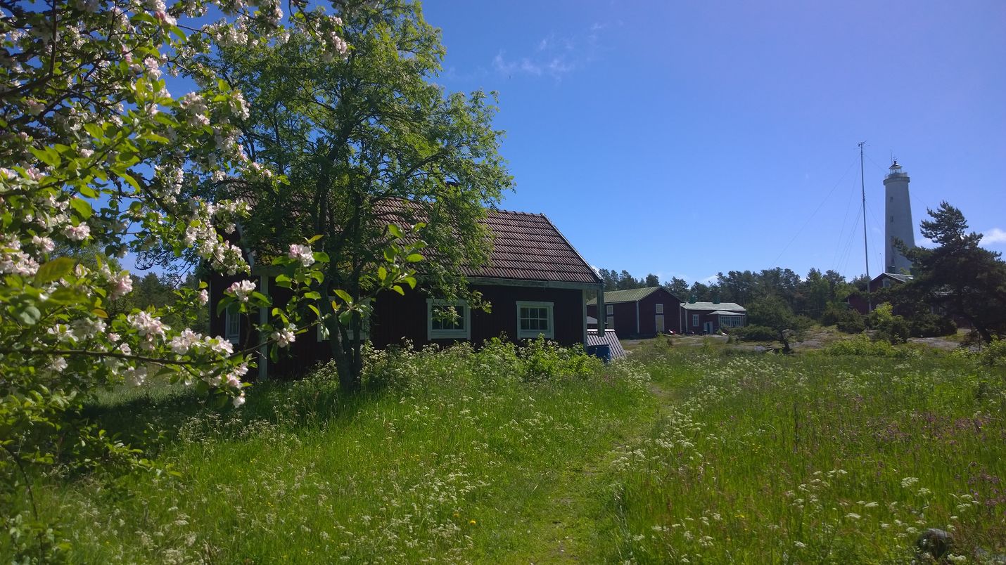 Säpin majakkapiha. Kuva: Minna Uusiniitty-Kivimäki/Metsähallitus