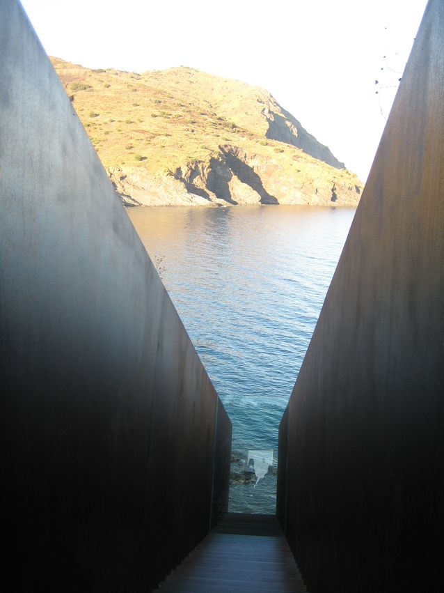 A view from the stunning memorial to Walter Benjamin, at Portbou in Spain. Benjamin’s essay on translation is one of the most cited references in the discipline. Photo: Andrew Chesterman.​