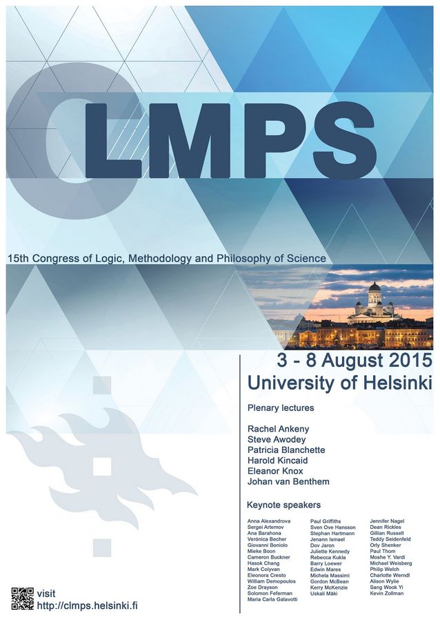 Logic, Methodology and Philosophy of Science 3.-8.8.2015.​