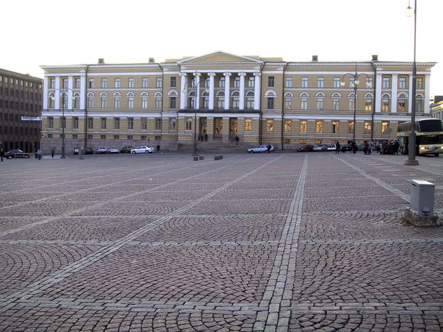 Helsingfors universitets huvudbyggnad. Bild: Mika Federley​