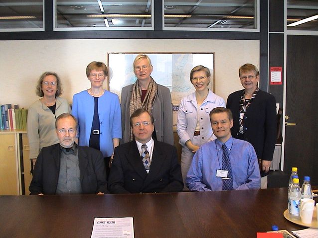 The Board of the Finnish Language having a meeting at the Institute for the Languages of Finland. Picture: The Institute for the Languages of Finland.​