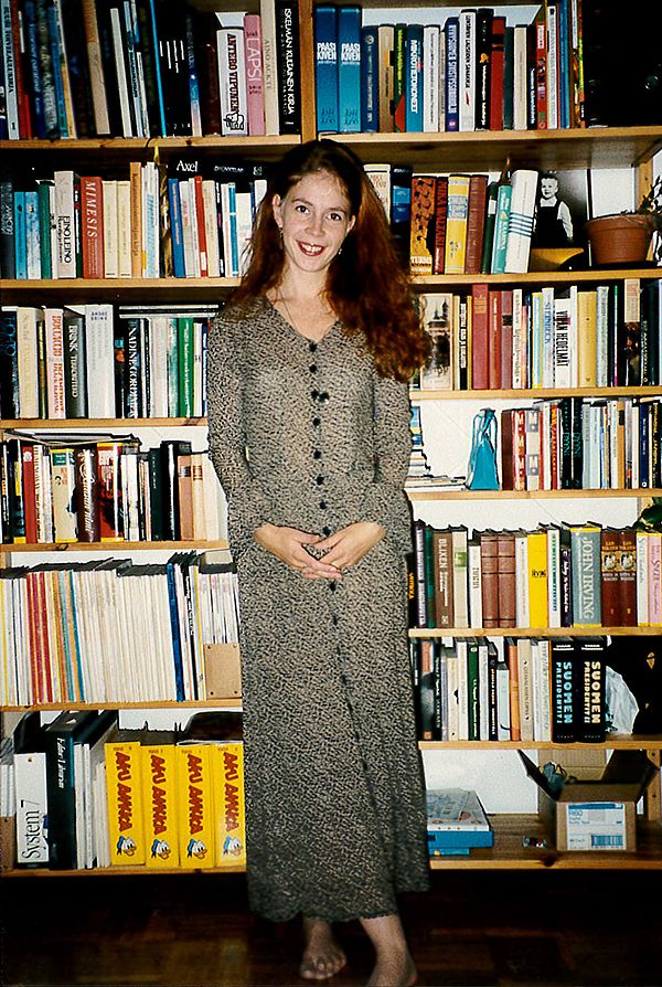 The graduand and editor on her first day at work in September 1994.​