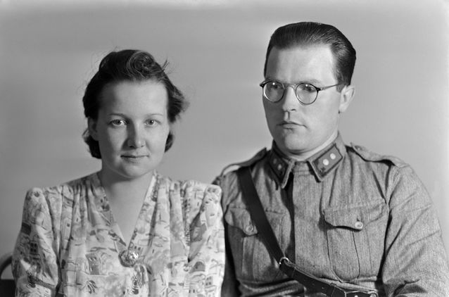 During the Second World War, Oiva Ketonen rose to the rank of lieutenant. Photo: Helsingin kaupunginmuseo.​