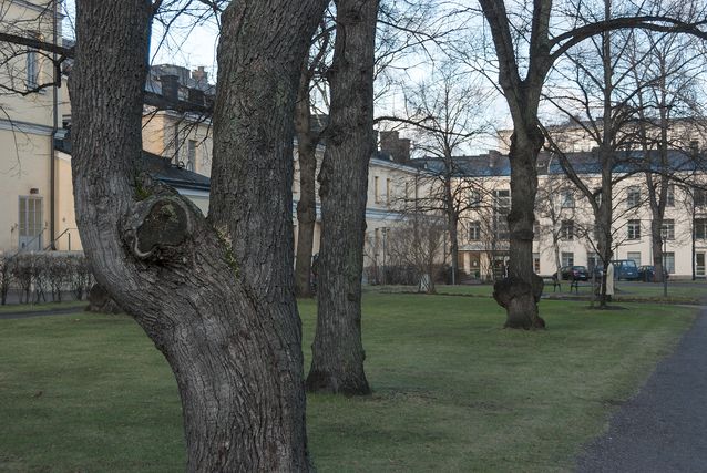 The court yard of the Topelia building at the University of Helsinki. Photo: Mika Federley.​