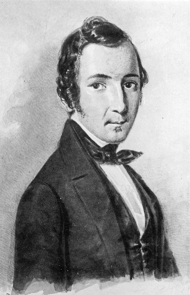 Zacharius Topelius as a journalist for Helsingfors Tidningar in 1845. Credit: Society for Swedish Literature in Finland.​