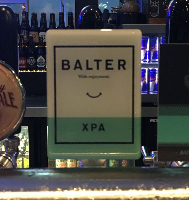 Balter XPA tap label