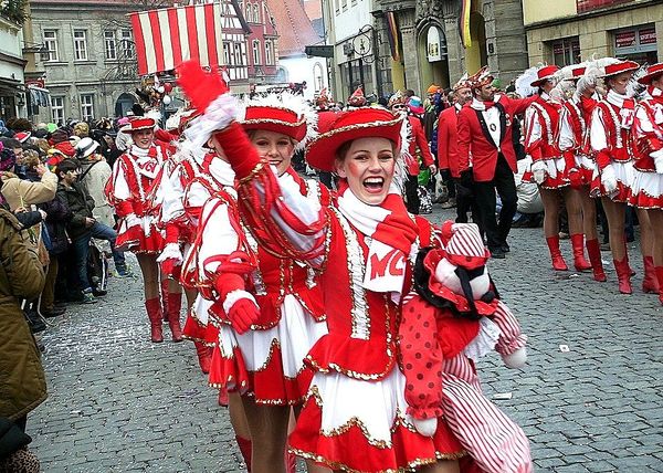 Carnavalstradities in Duitsland, België en Nederland