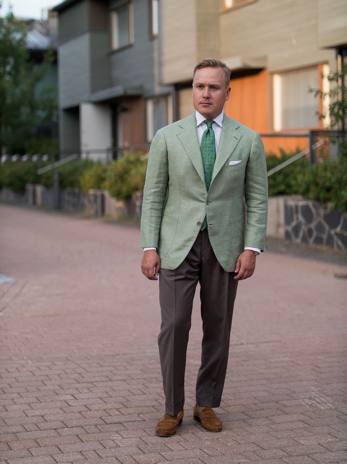 I Finally Got Back My Green Peluso Sport Coat