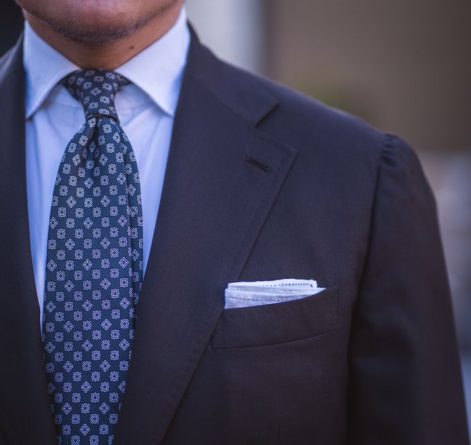 Dark Brown Suit For Spring Business