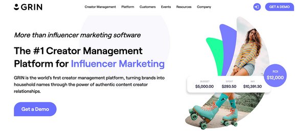 Beispiel für Plattform für Influencer-Marketing