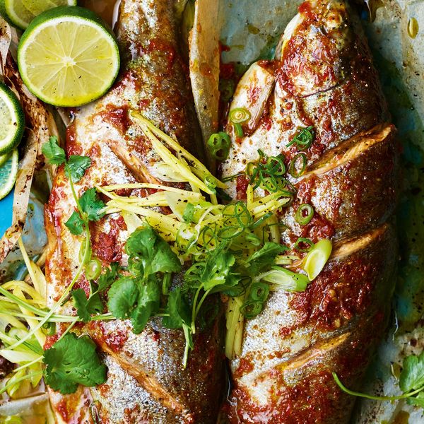 Rainbow Trout with Ginger and Spring Onions Recipe | Ainsley Harriott's ...