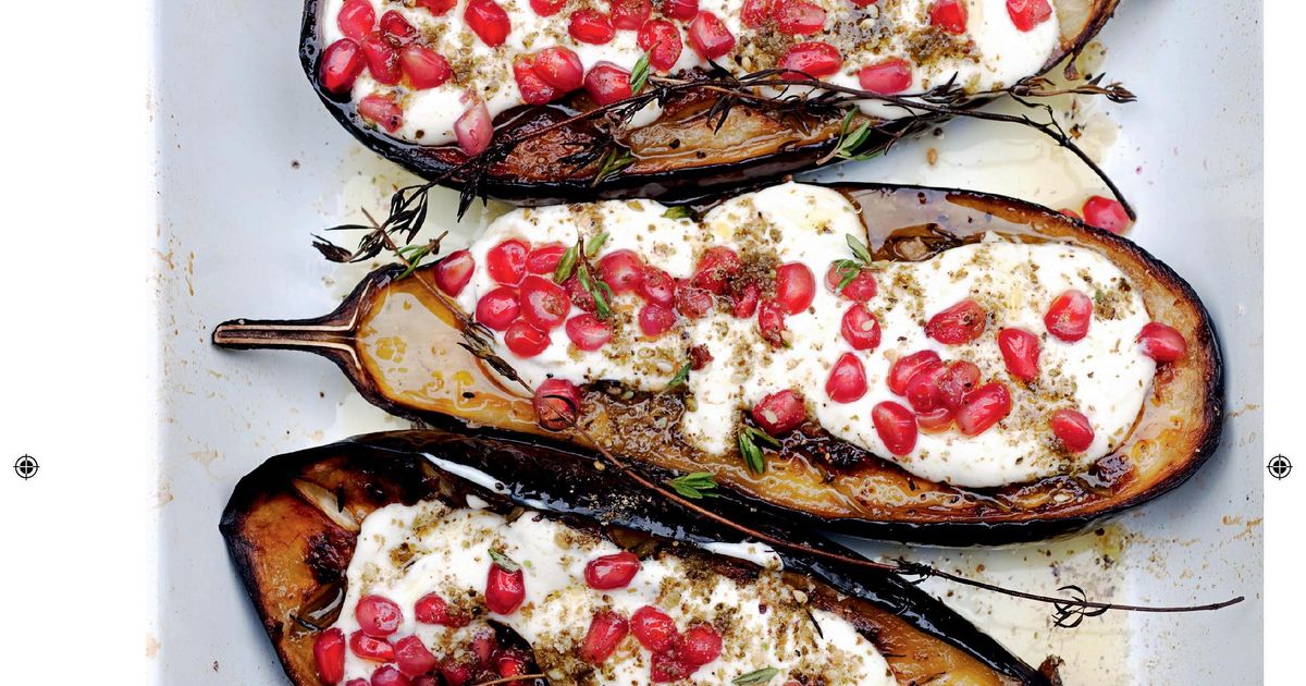 Aubergine With Buttermilk Sauce The Happy Foodie