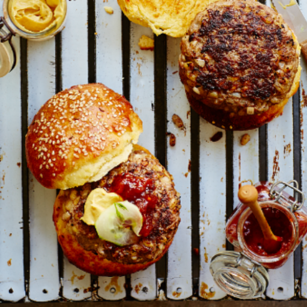 Beef And Barley Burgers The Happy Foodie