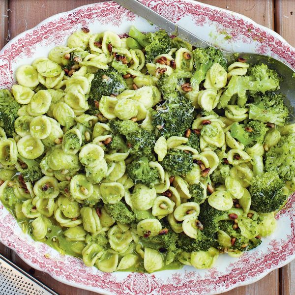 Broccoli Pasta, Chopped Garden Salad - The Happy Foodie