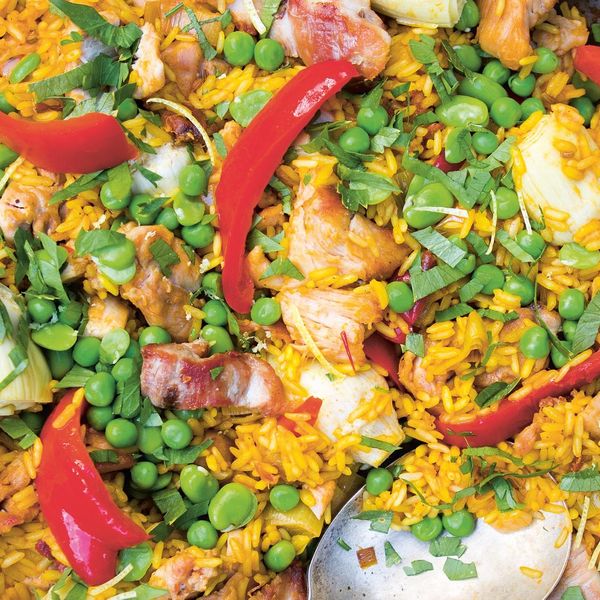 A Spanish flavoured Rice Dish The Happy Foodie