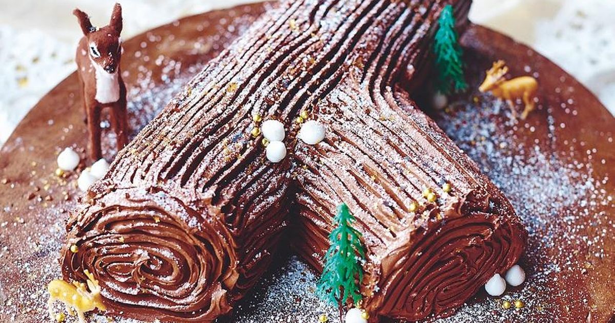 Jamie Oliver Chocolate Log Recipe  Christmas Dessert 