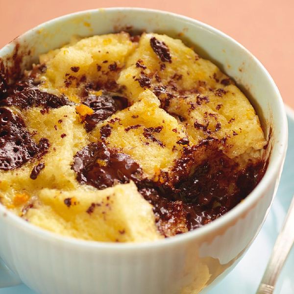 Chocolate Orange Mug Pudding Microwave Bread Butter Pudding