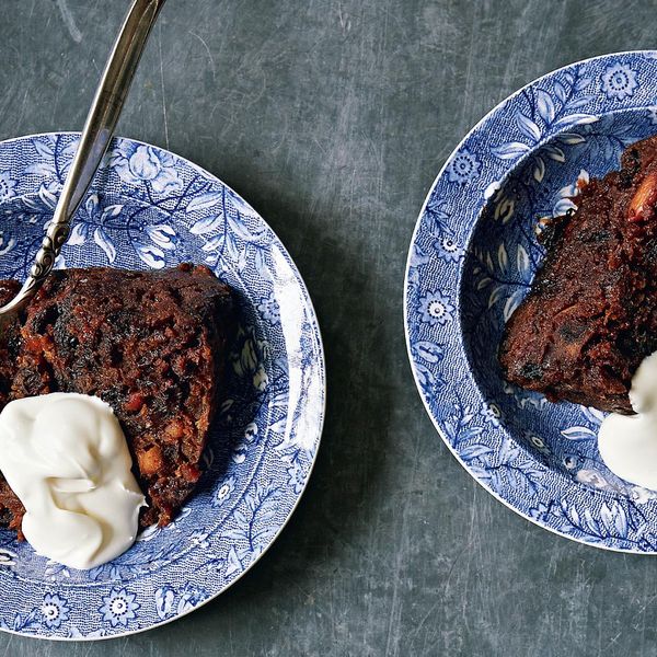Traditional Christmas Pudding Recipe with Cream, Brandy & Nuts