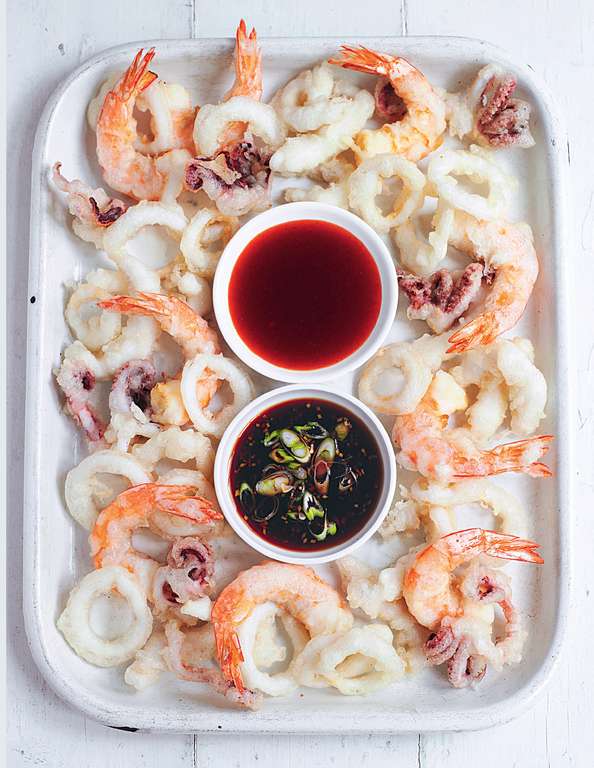 Seafood Tempura - The Happy Foodie