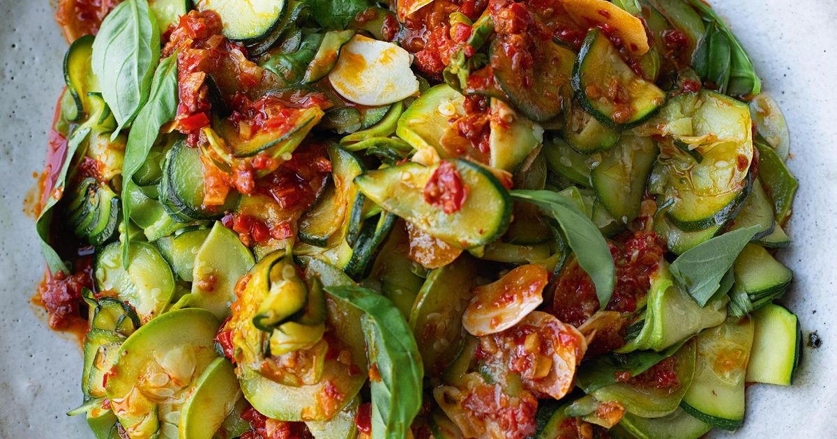 Ottolenghi Courgettes With Harissa & Lemon