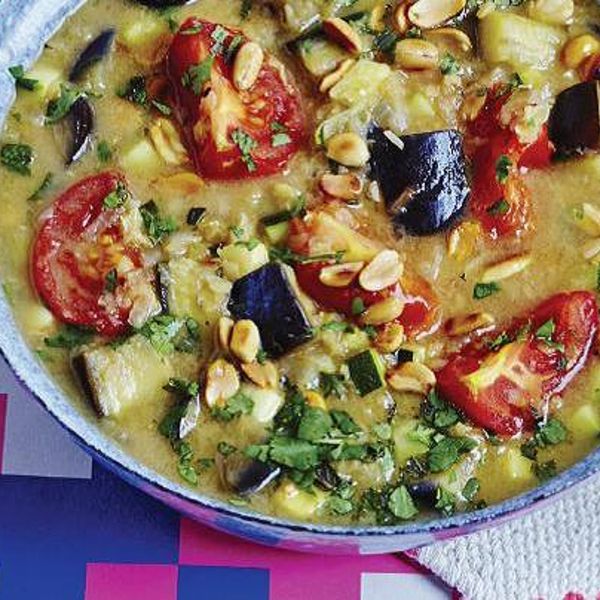 Courgette And Aubergine Curry The Happy Foodie