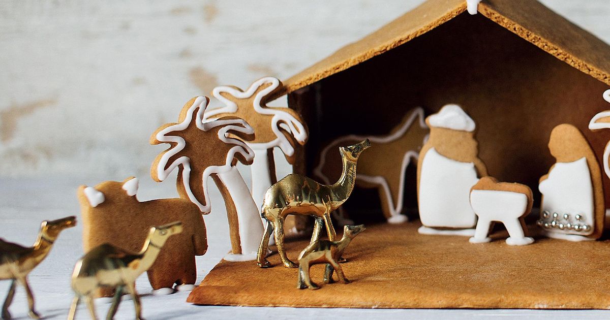 Homemade Gingerbread Nativity Scene Recipe for Christmas