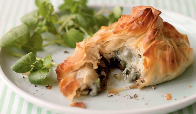 rick stein peach filo pie recipe