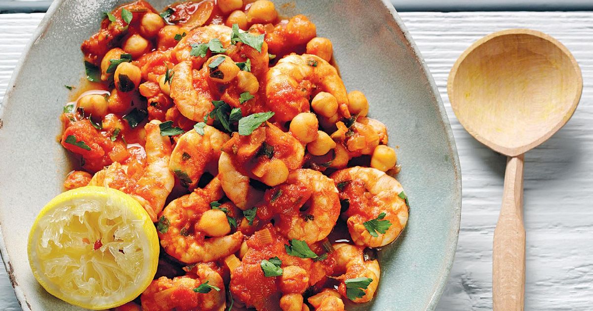 Spicy Harissa Prawn and Chickpea Curry Recipe