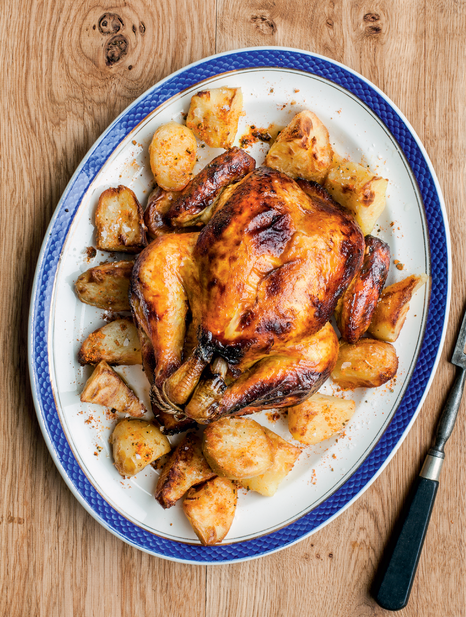Cyruss Honey Roasted Chicken With Outstanding Roasties The in honey roast chicken with outstanding roasties intended for Inspire
