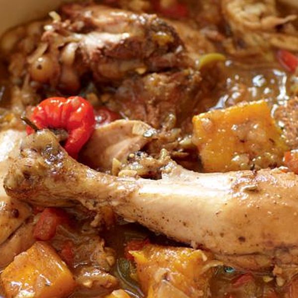 Jamaican Brown Chicken Stew - The Happy Foodie