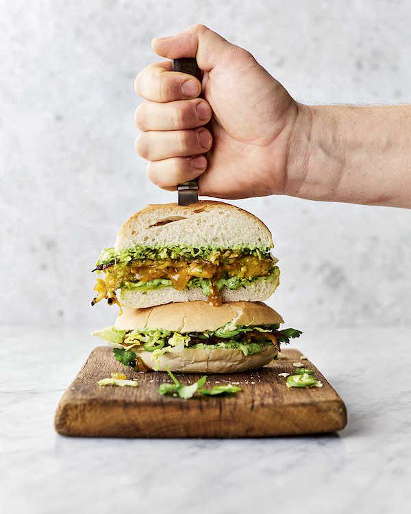 brilliant bhaji burger jamie oliver veg