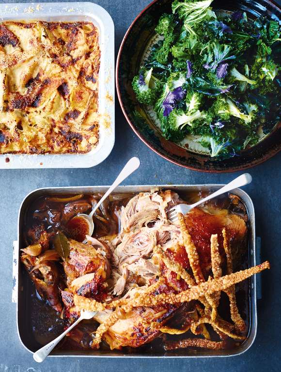 Jamie Oliver's Overnight Roasted Pork Shoulder | Sunday Roast Recipes