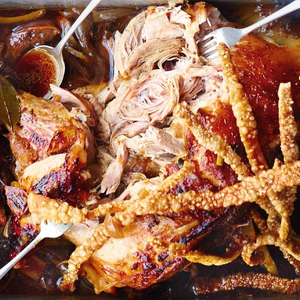 Jamie Oliver S Overnight Roasted Pork Shoulder Sunday Roast Recipes