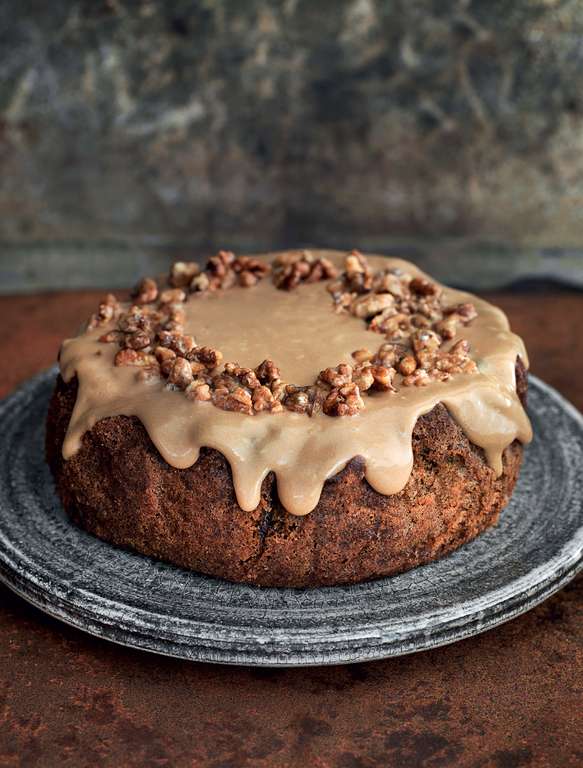 Coffee and Walnut Cake - The Happy Foodie