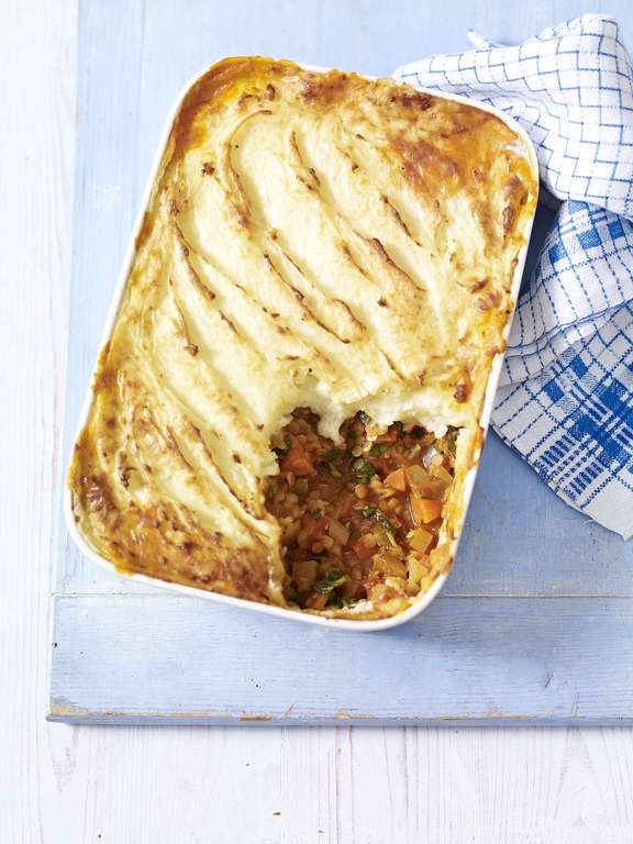 Mary Berry's Vegetable and Lentil Cottage Pie