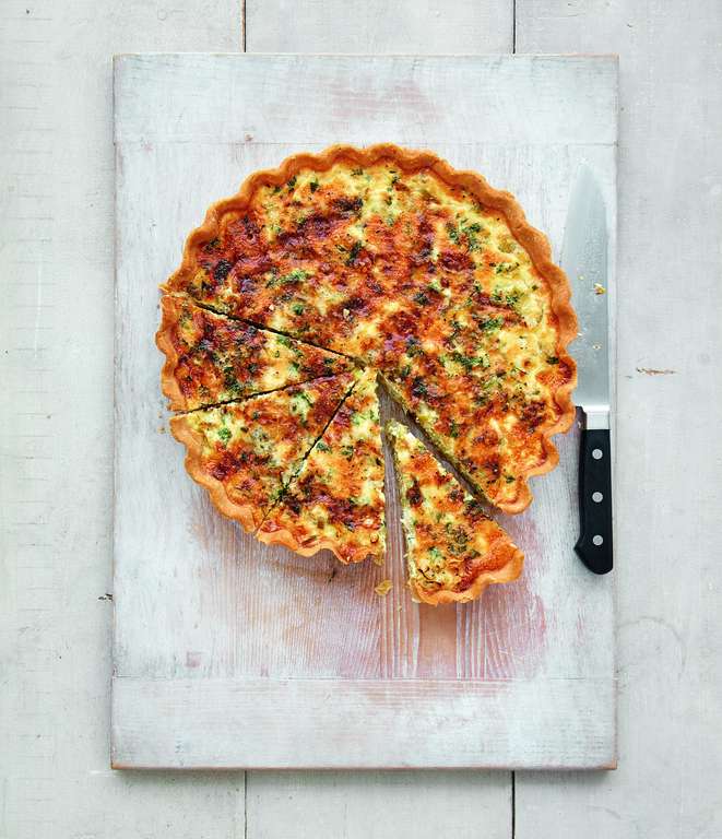 Mary Berry's Leek and Stilton Quiche recipe
