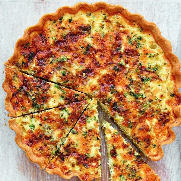 Mary Berry's Leek and Stilton Quiche recipe