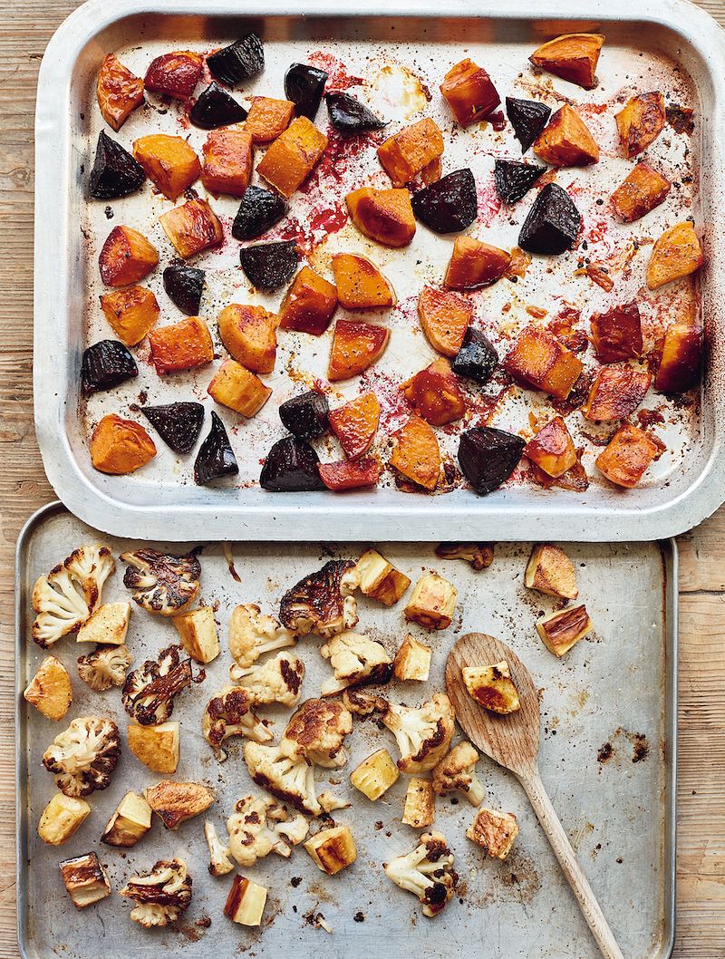 mary berry simple comforts golden roasted veg