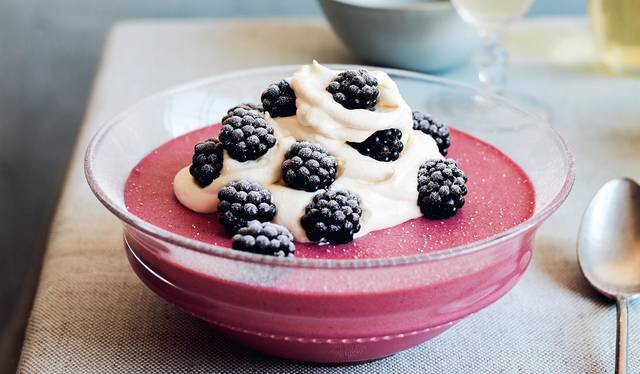 Mary Berry Wild Bramble Blackberry Mousse c2 Simple Comforts