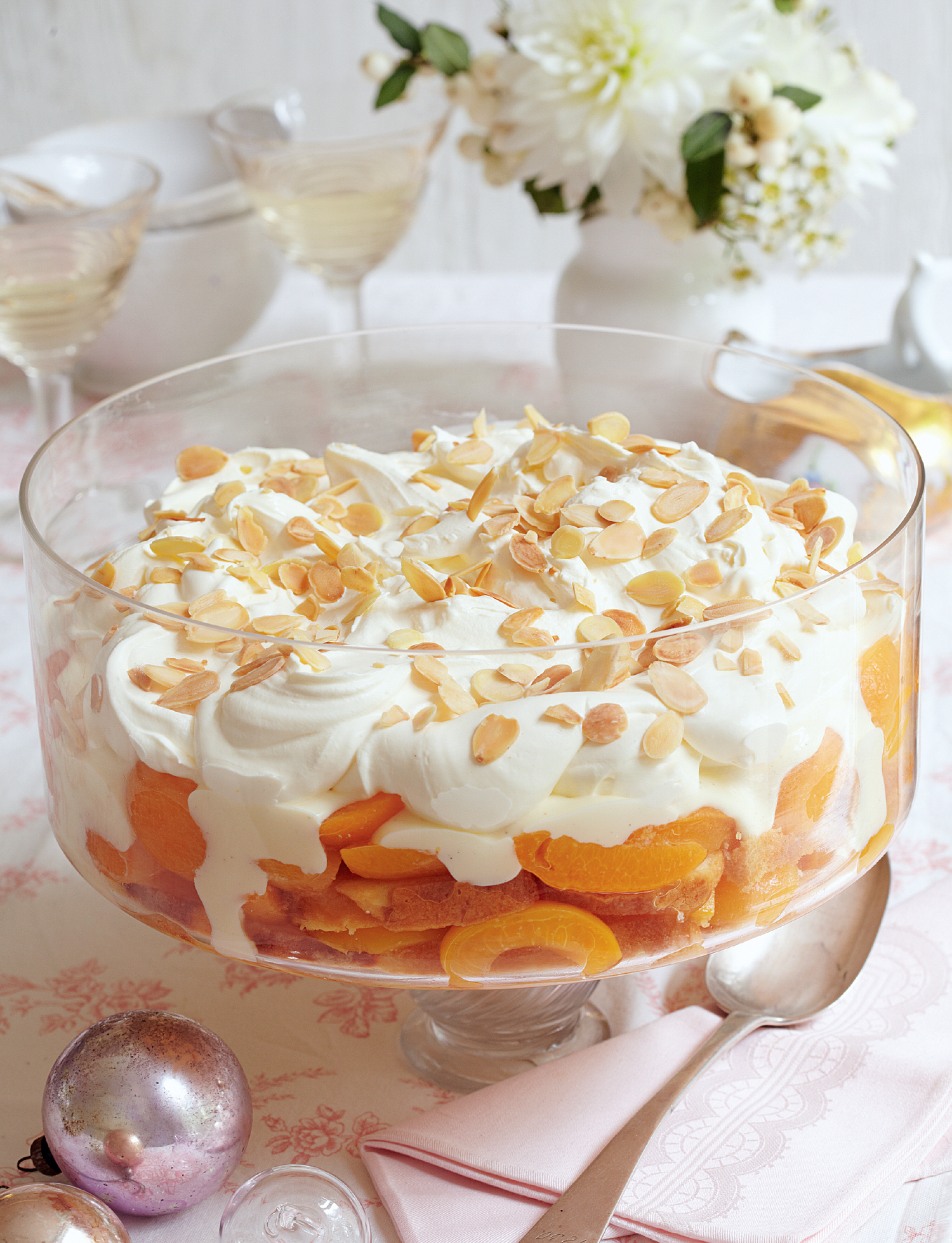 Cheat’s Christmas Apricot Trifle The Happy Foodie