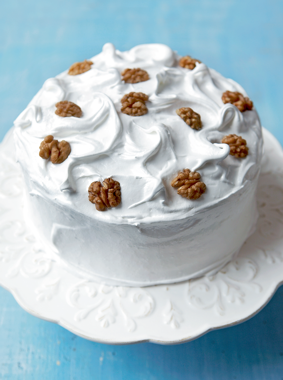 Mary Berry's Frosted Walnut Layer Cake