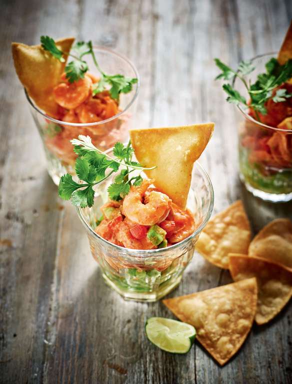 Rick Stein's Mexican Prawn Cocktail with Tomato, Avocado and Chipotle