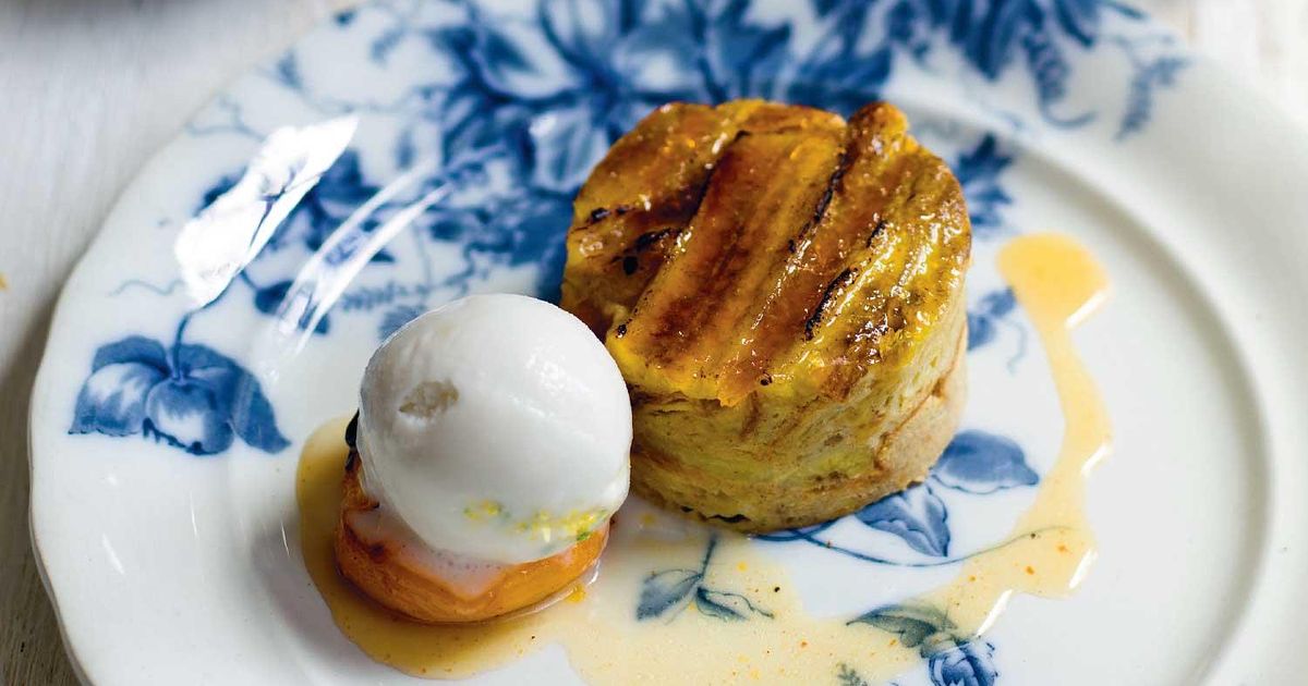 Sri Lankan Bread And Butter Pudding With Spiced Apricots
