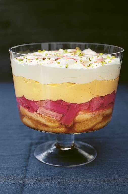 Nigella Lawson Rhubarb and Custard Trifle | Cook, Eat, Repeat