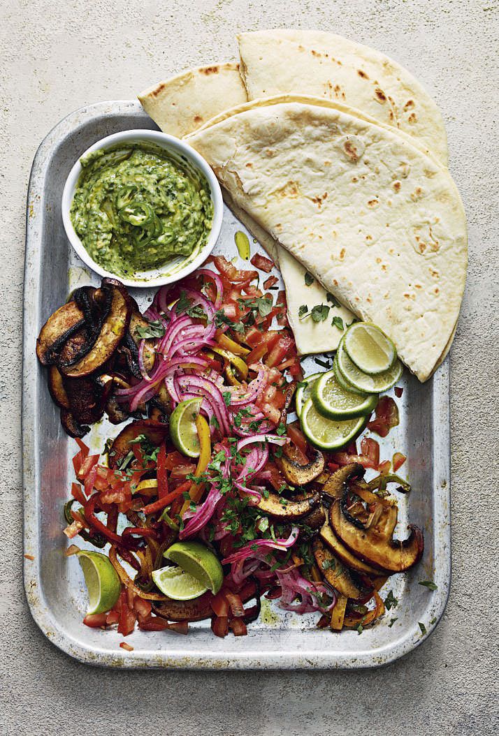cheeky Chimichurri Fajitas one pot vegan so vegan