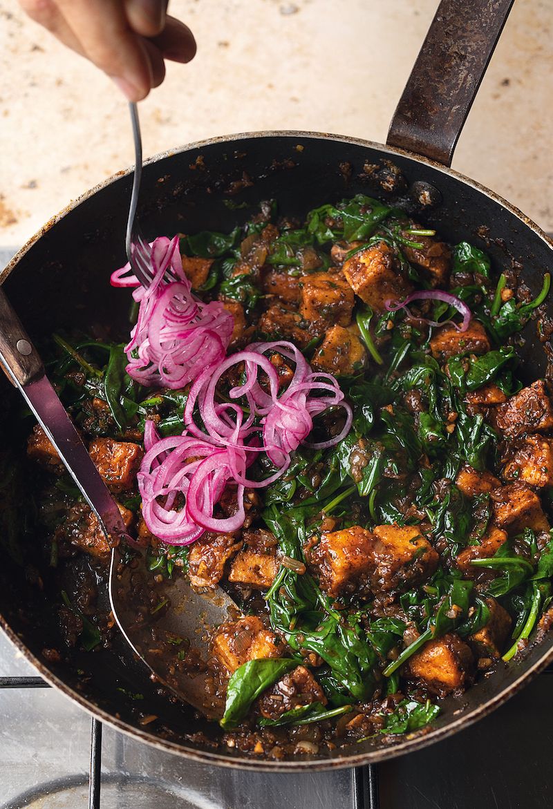 Noor's Black Lime Tofu vegetarian ottolenghi flavour cookbook