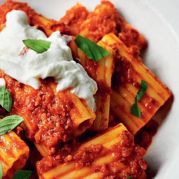 Paccheri, 'Nduja and Burrata - The Happy Foodie