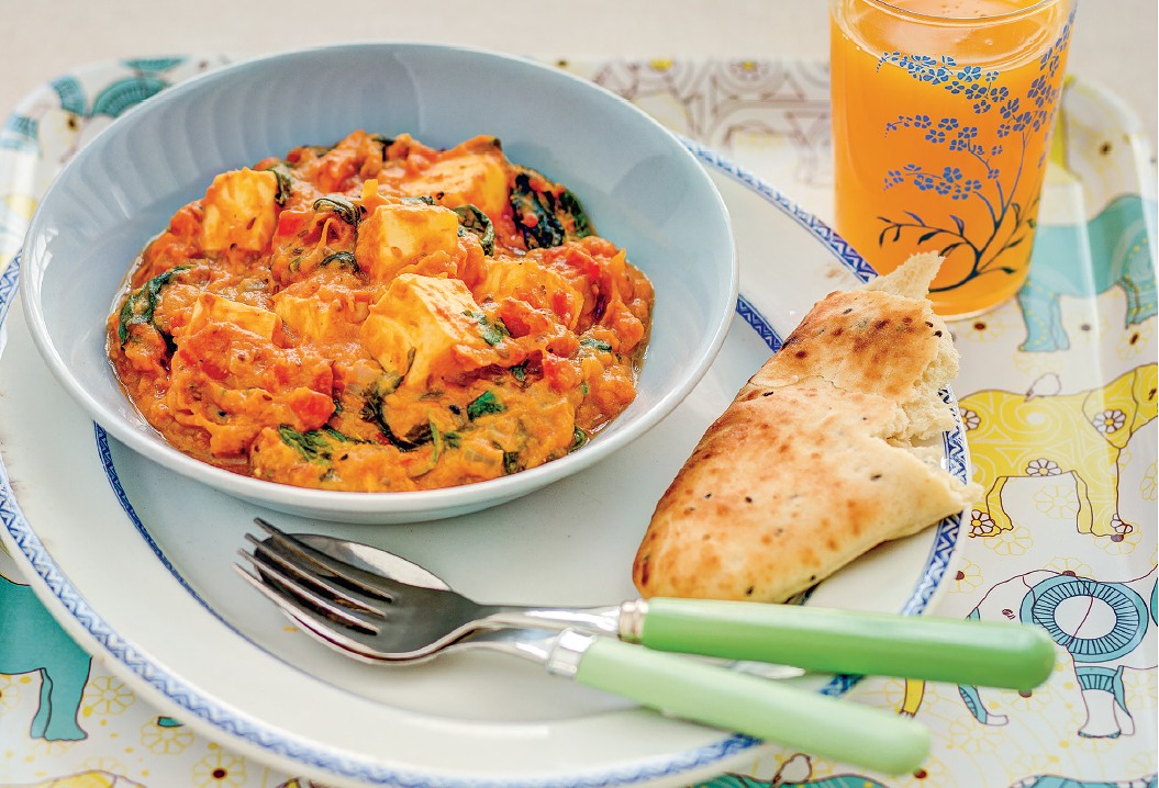 Sweet Potato, Spinach and Paneer Curry The Happy Foodie