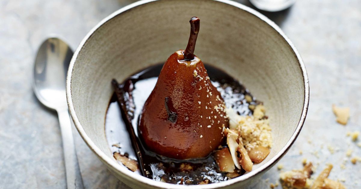 Ainsley Harriott's Rum-poached Pears | Ainsley's Caribbean Kitchen